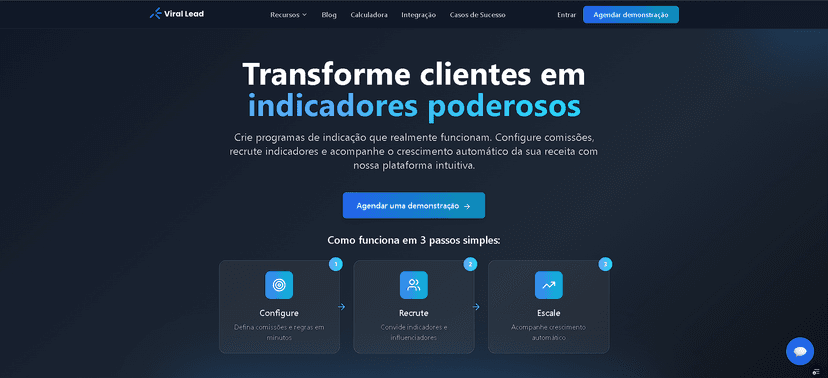 Landing Page de Indicação